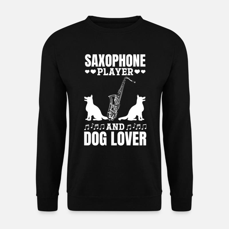 Saxophone Player Saxophonist Saxophone Player And - Unisex Pullover - Schwarz