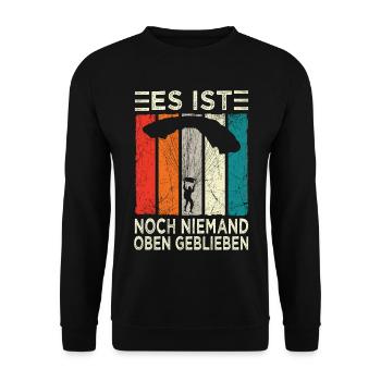 Parachutiste parac - Sweat-shirt Unisexe - noir - Devant - Alina (178cm) & Michal (187cm)