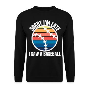 Basketball Lustig Basket Basketballer - Unisex Pullover - Schwarz - Vorne - Alina (178cm) & Michal (187cm)