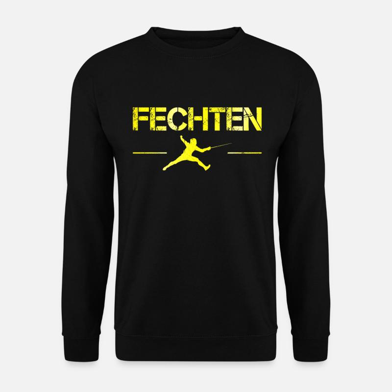 Fechten - Unisex Pullover - Schwarz