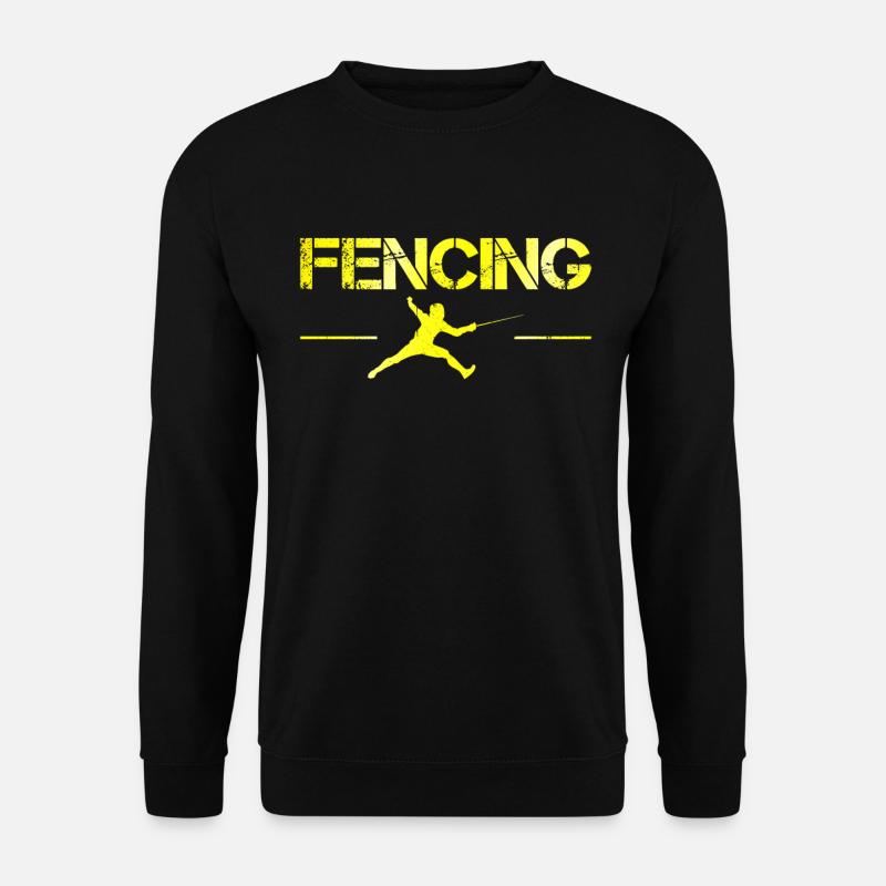 Fechten - Unisex Pullover - Schwarz