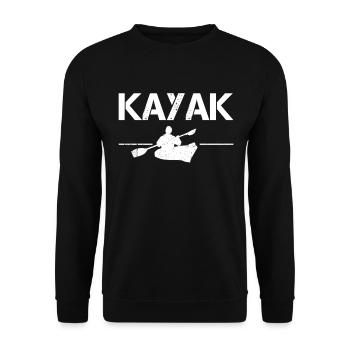Kayak - Unisex Pullover - Schwarz - Vorne - Alina (178cm) & Michal (187cm)