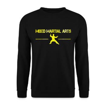 Arts martiaux - Sweat-shirt Unisexe - noir - Devant - Alina (178cm) & Michal (187cm)