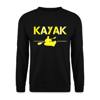 Kayak - Unisex Pullover - Schwarz - Vorne - Alina (178cm) & Michal (187cm)