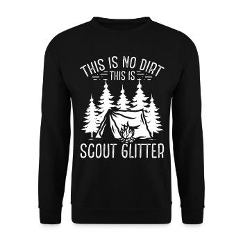 Boy Scout Leader Club Scouting Team Girl Scouts - Sweat-shirt Unisexe - noir - Devant - Alina (178cm) & Michal (187cm)