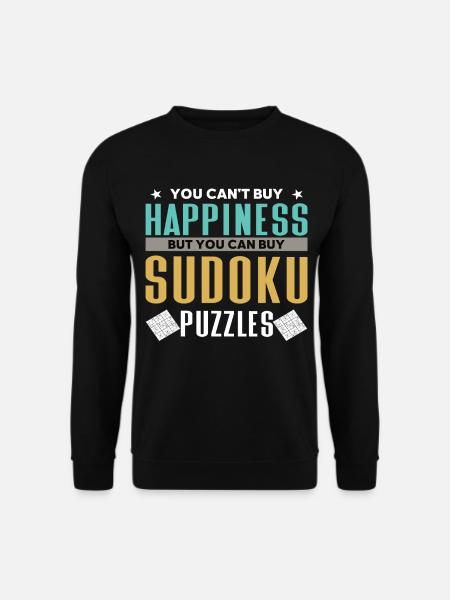 Sudoku Puzzle Sudoku Grid Sudoku lösen Sodoku - Unisex Pullover - Schwarz