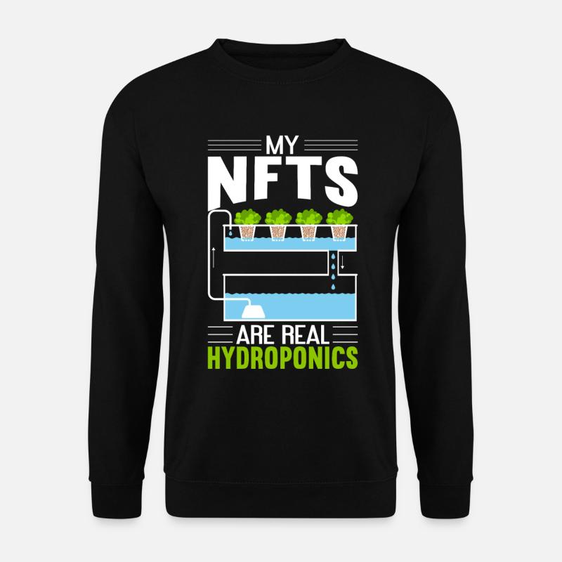 Hydroponik Indoor-Gartenbau - Unisex Pullover - Schwarz