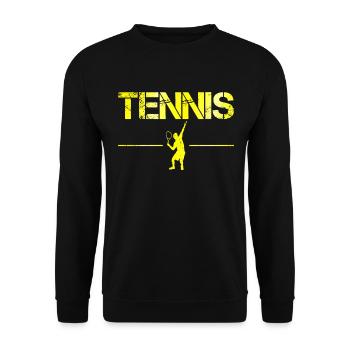 Tennis - Sweat-shirt Unisexe - noir - Devant - Alina (178cm) & Michal (187cm)