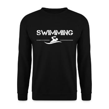 Nager - Sweat-shirt Unisexe - noir - Devant - Alina (178cm) & Michal (187cm)