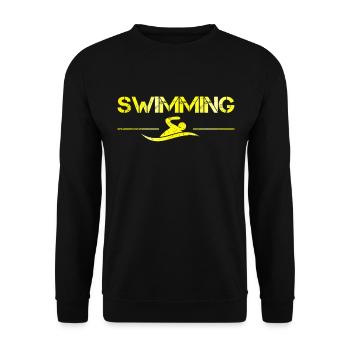Nager - Sweat-shirt Unisexe - noir - Devant - Alina (178cm) & Michal (187cm)