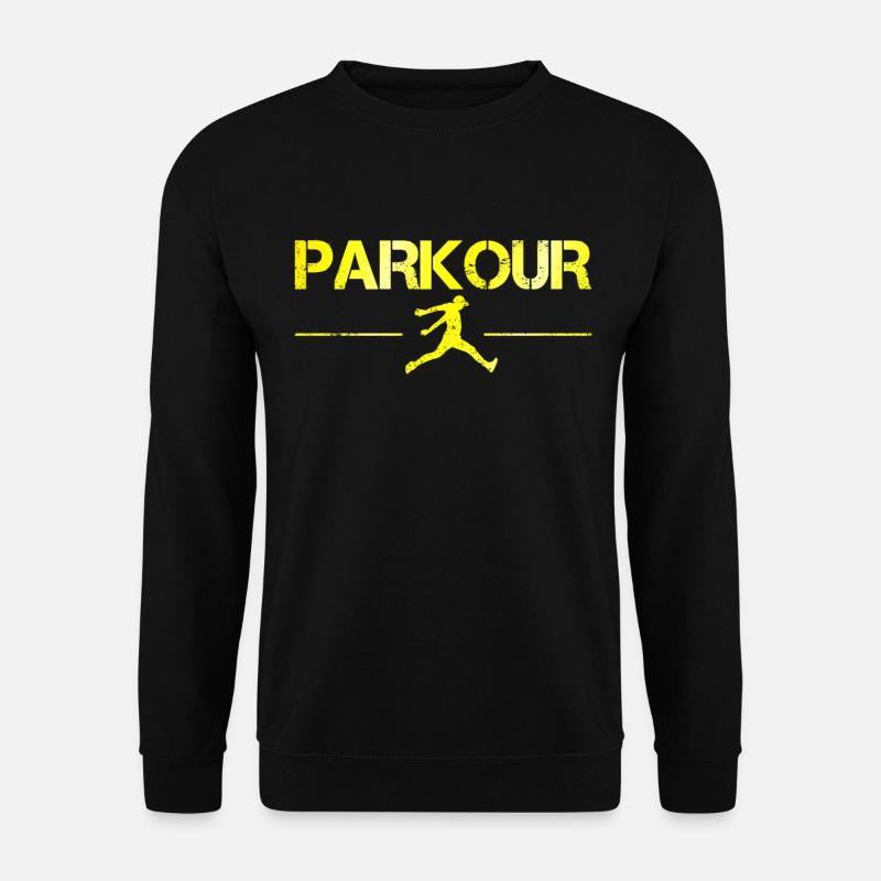 Parkour - Unisex Pullover - Schwarz