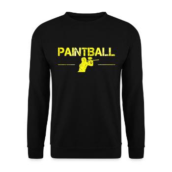 Paintball - Unisex Pullover - Schwarz - Vorne - Alina (178cm) & Michal (187cm)