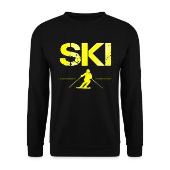 Ski - Sweat-shirt Unisexe - noir - Devant - Alina (178cm) & Michal (187cm)