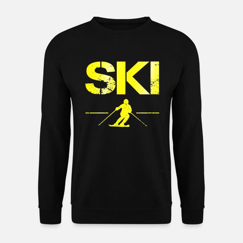 Ski - Unisex Pullover - Schwarz