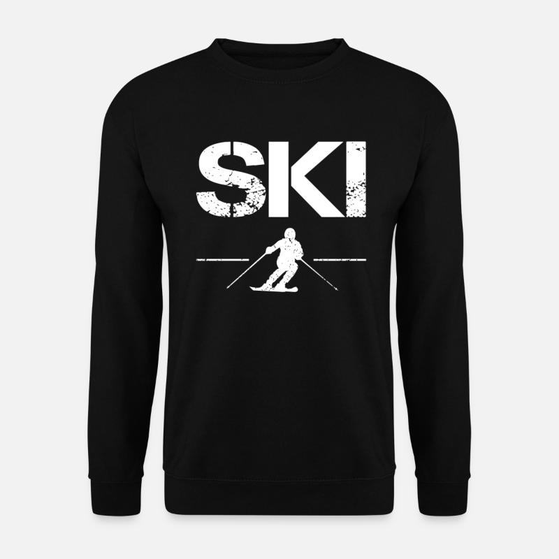 Ski - Unisex Pullover - Schwarz