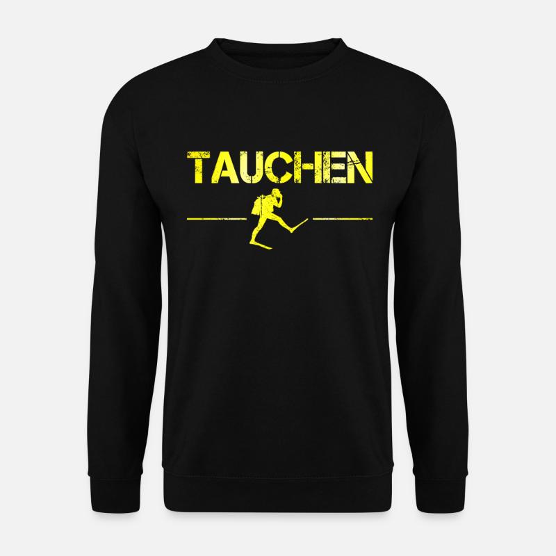 Tauchen - Unisex Pullover - Schwarz