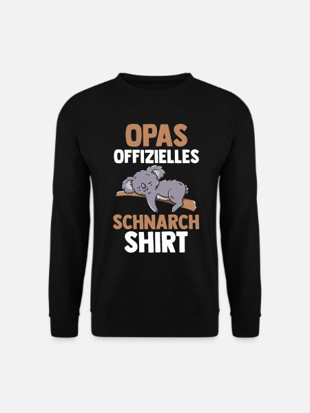 Sloth Papa's Official Snoring - Unisex Sweatshirt - black