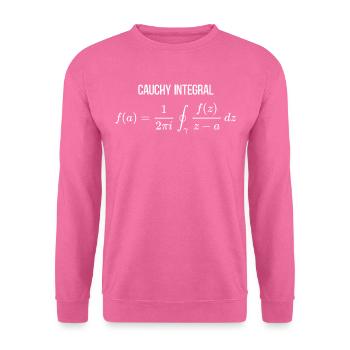 Cauchy Intégrale mathématique - Sweat-shirt Unisexe - rose - Devant