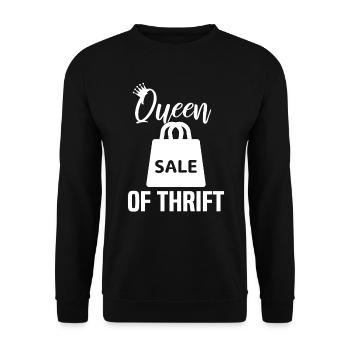 Secondhand Shop Secondhand Eco Hipster Used - Unisex Sweatshirt - black - Front - Alina (178cm) & Michal (187cm)