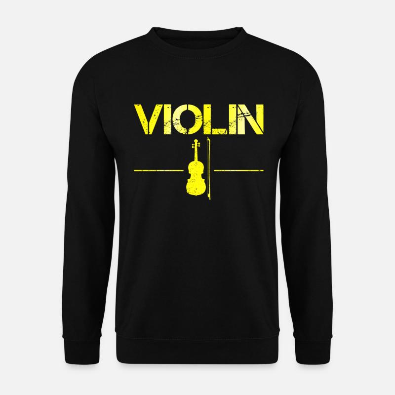 Geige - Unisex Pullover - Schwarz