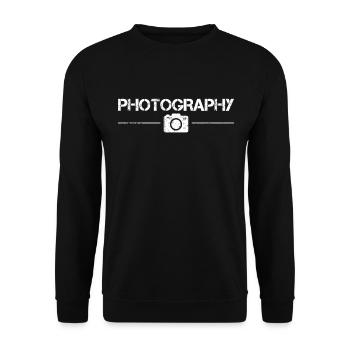 Fotografie - Unisex Pullover - Schwarz - Vorne - Alina (178cm) & Michal (187cm)