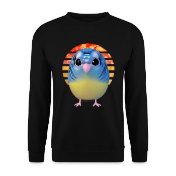 Bird watching bird watching - Unisex Sweatshirt - black - Front - Alina (178cm) & Michal (187cm)