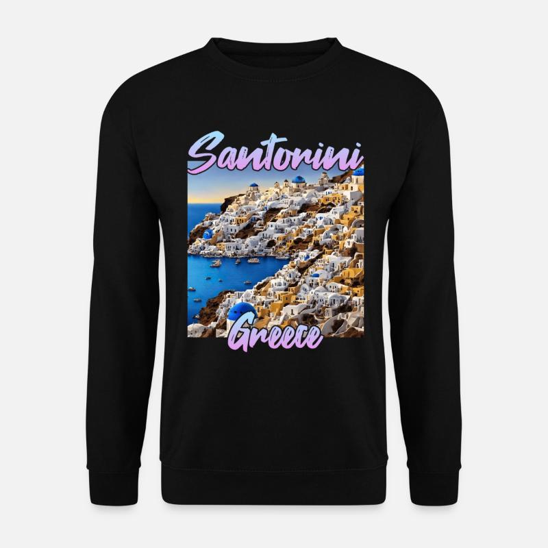 Santorini - Unisex Sweatshirt - black