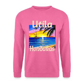 Utila Honduras - Unisex Pullover - Pink - Vorne