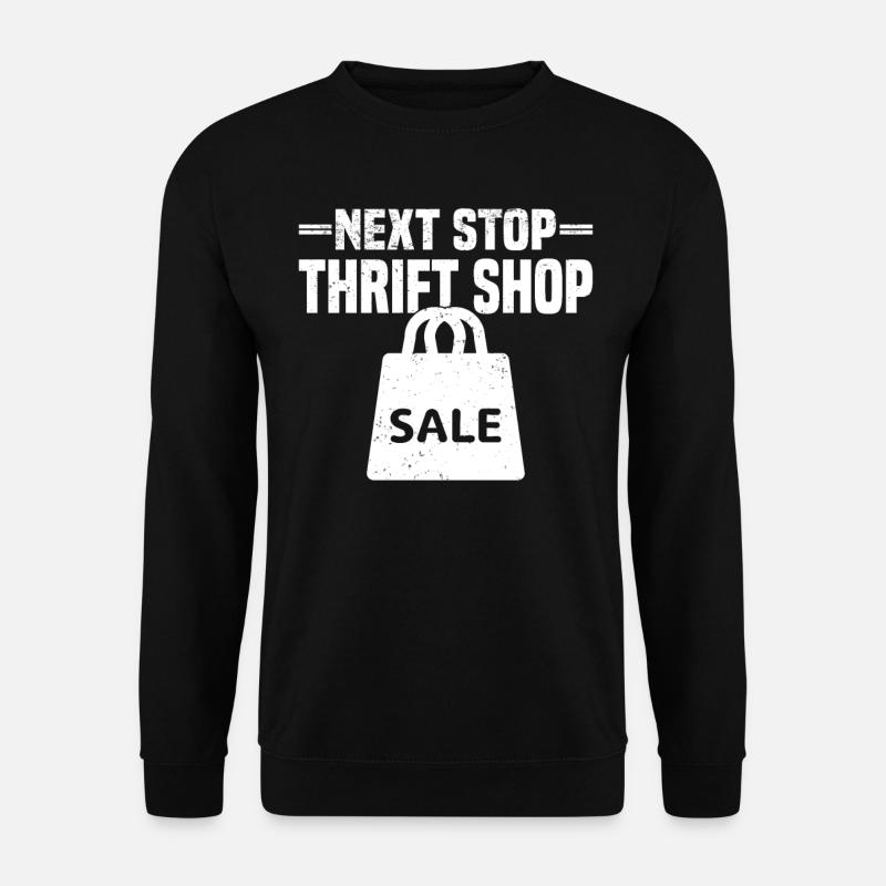 Secondhandladen Secondhand Öko Hipster Gebraucht - Unisex Pullover - Schwarz