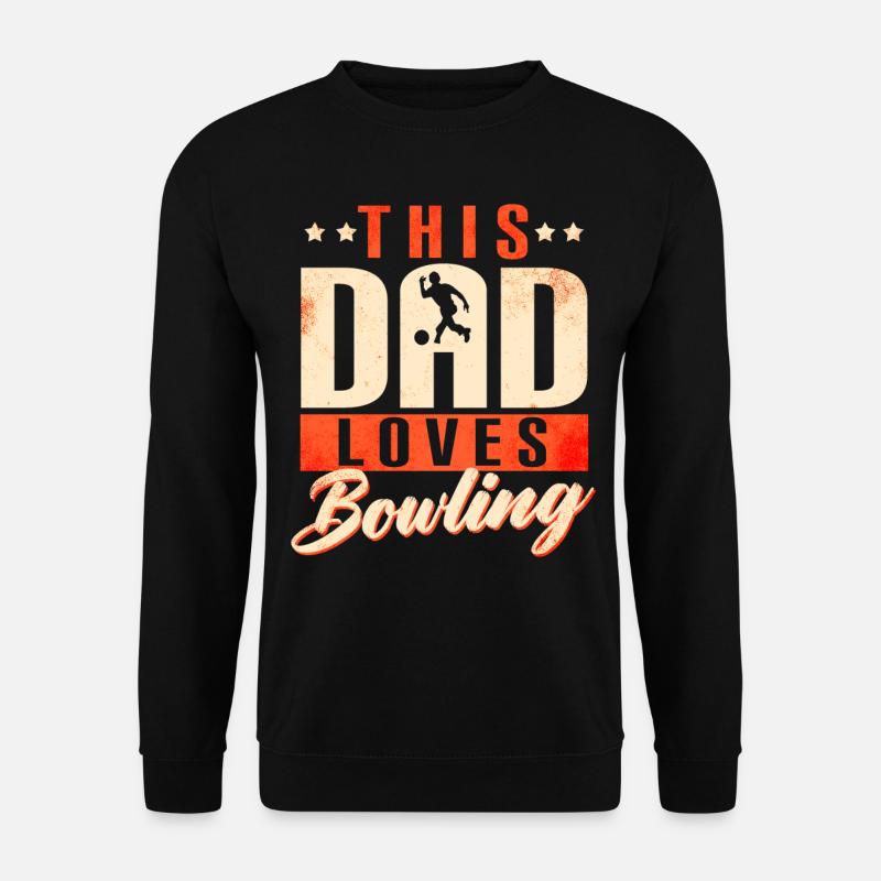 Père de bowling - Sweat-shirt Unisexe - noir