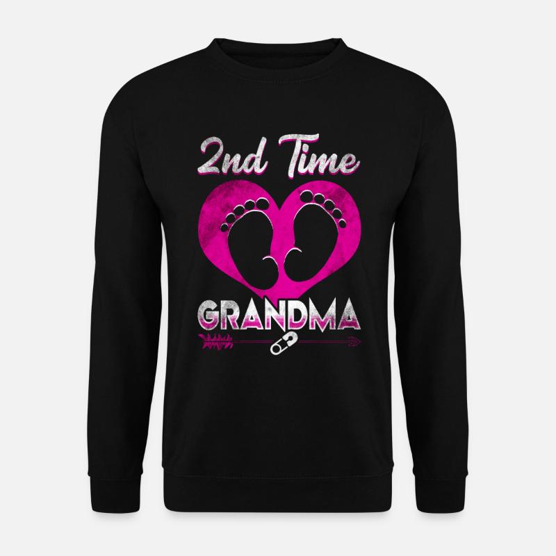 Oma Grossmutter Stolz - Unisex Pullover - Schwarz