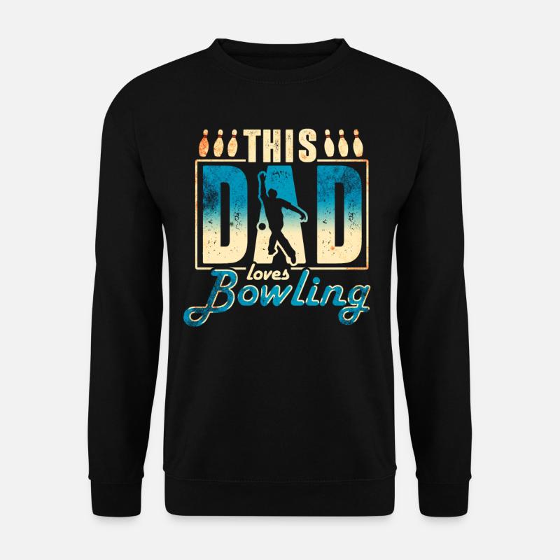 Père de bowling - Sweat-shirt Unisexe - noir