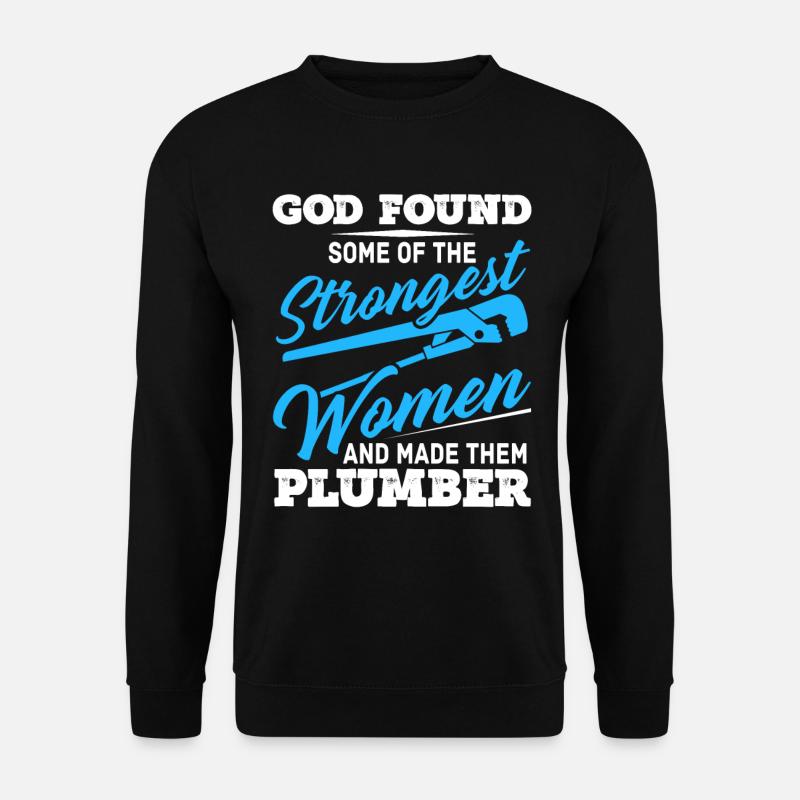 Plumbers Pipefitter Pipefitting - Unisex Sweatshirt - black