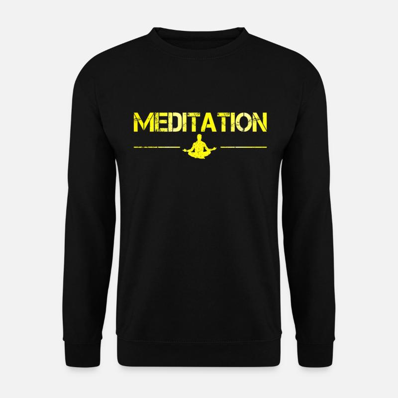 Meditation - Unisex Sweatshirt - black