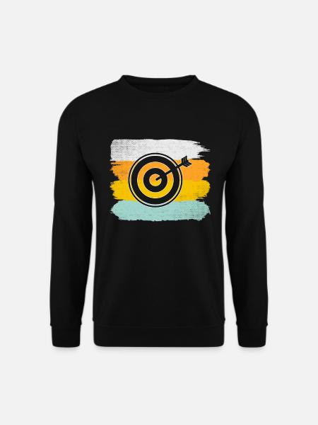Darts Retro - Unisex Sweatshirt - black