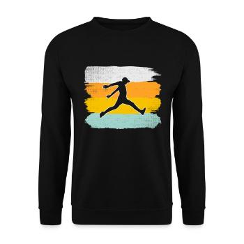Parkour Retro - Unisex Pullover - Schwarz - Vorne - Alina (178cm) & Michal (187cm)