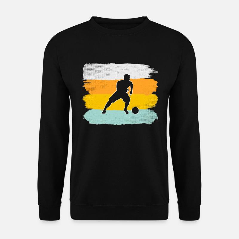Fußball Retro - Unisex Pullover - Schwarz