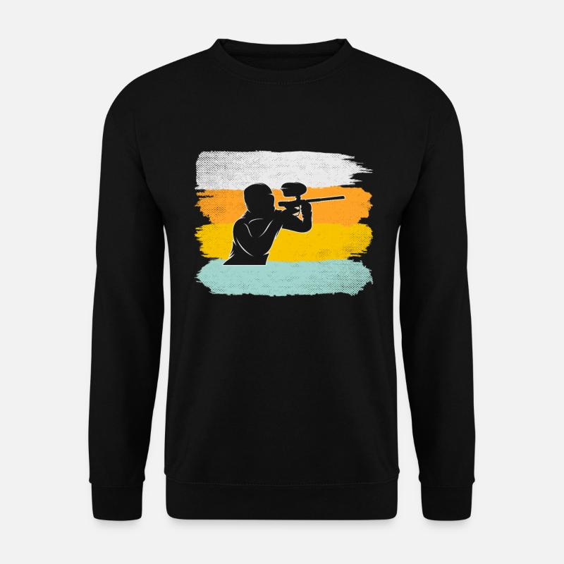 Paintball Retro - Unisex Sweatshirt - black