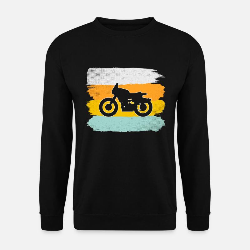 Motorrad Retro - Unisex Pullover - Schwarz