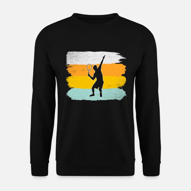 Tennis Retro - Unisex Sweatshirt - black