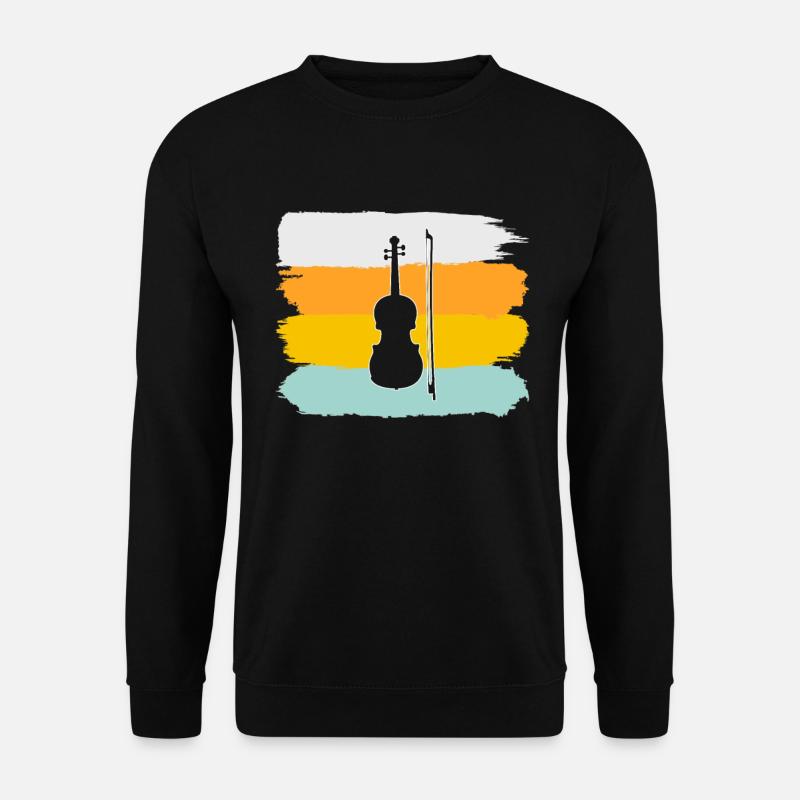 Violin Retro - Unisex Sweatshirt - black