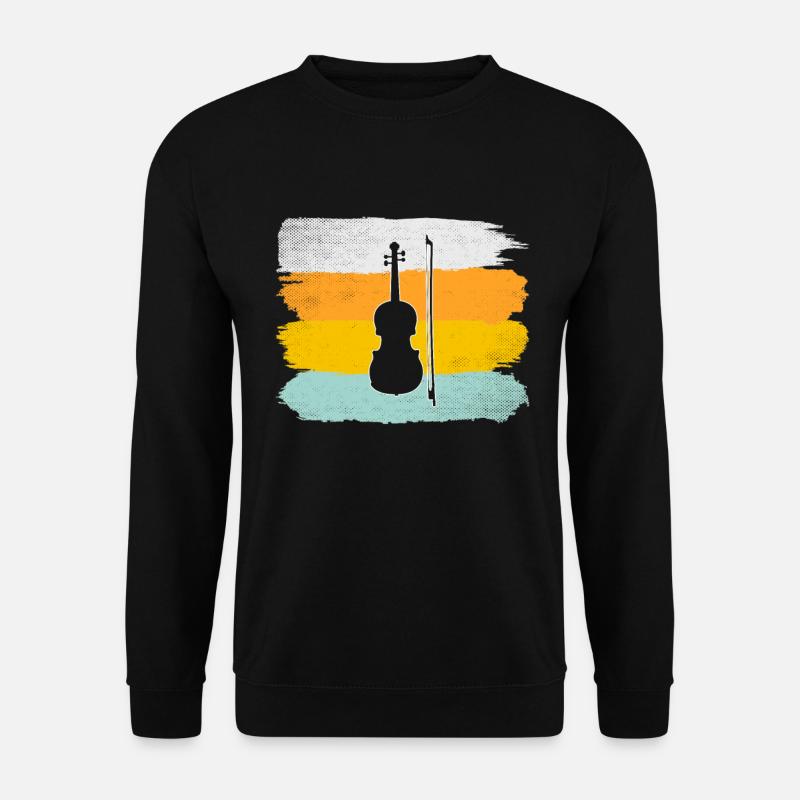 Violin Retro - Unisex Sweatshirt - black