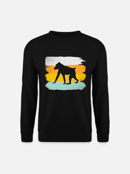 Monkey Retro - Unisex Sweatshirt - black
