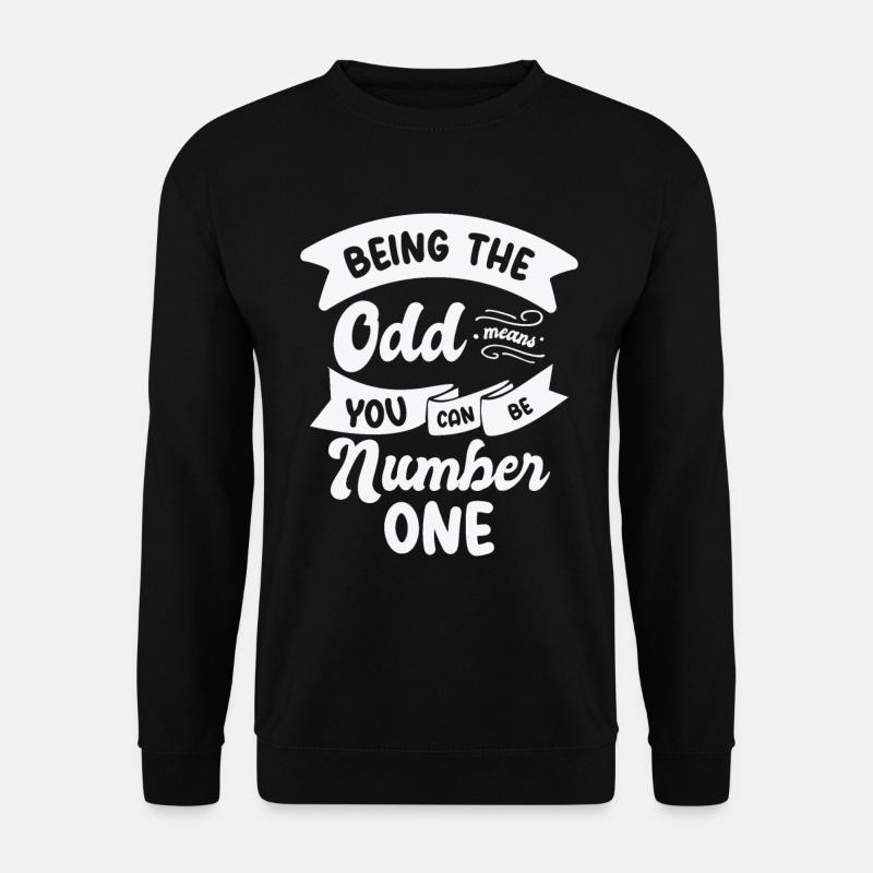 Mathematik Ungerade Zahlen Mathematik Smart - Unisex Pullover - Schwarz