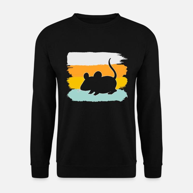 Mouse Retro - Unisex Sweatshirt - black
