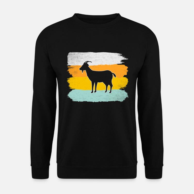 Goat Retro - Unisex Sweatshirt - black
