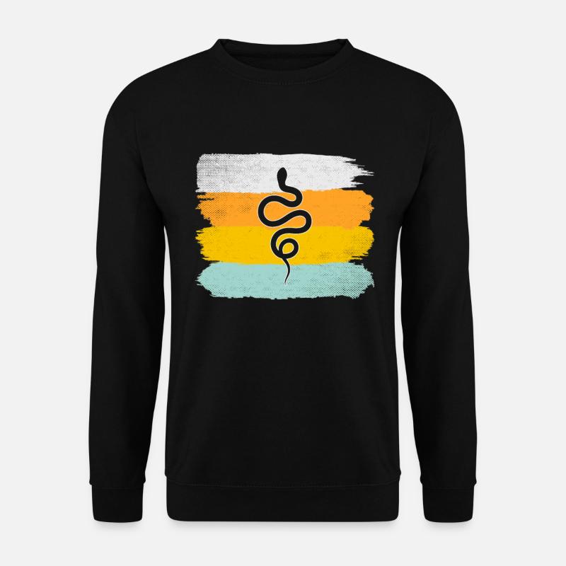 Snake Retro - Unisex Sweatshirt - black