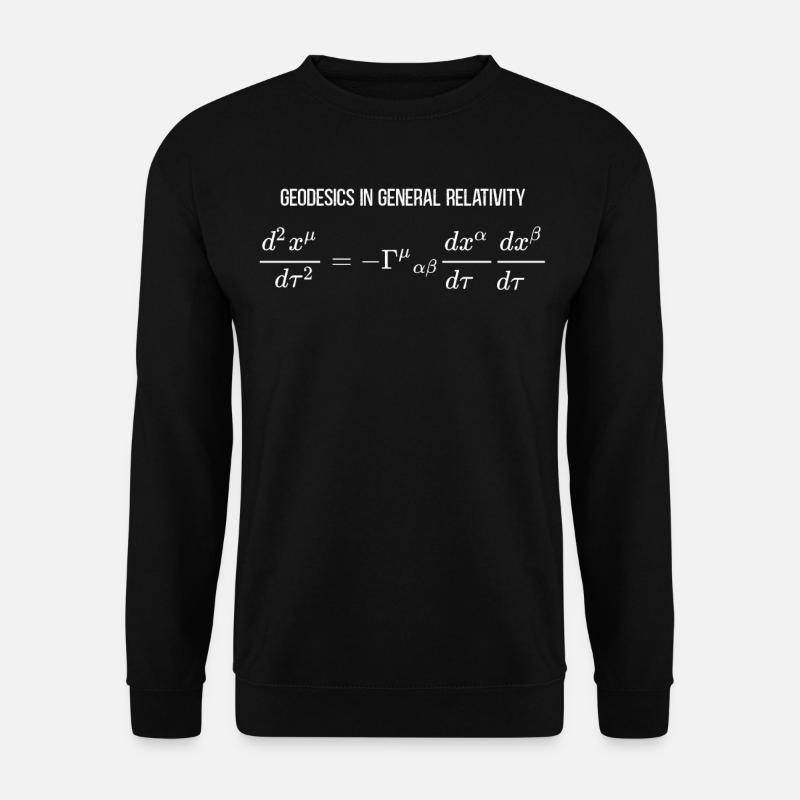 Geodesics Equation General Relativity Differential - Unisex Pullover - Schwarz