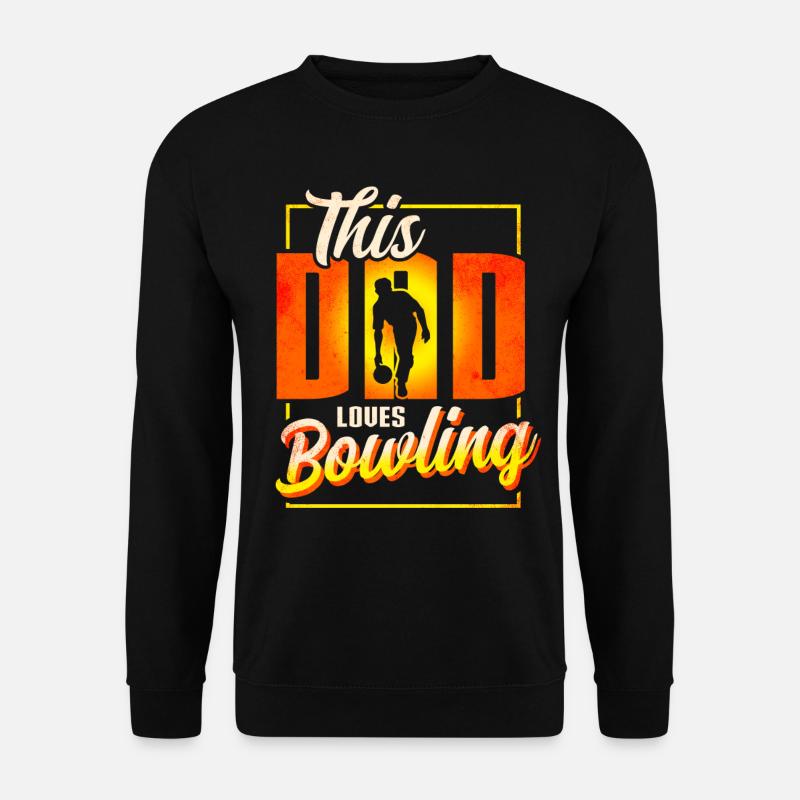 Père de bowling - Sweat-shirt Unisexe - noir