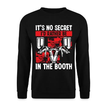 Automotive Car Painting Be in the Booth Vehicle - Unisex Sweatshirt - black - Front - Alina (178cm) & Michal (187cm)
